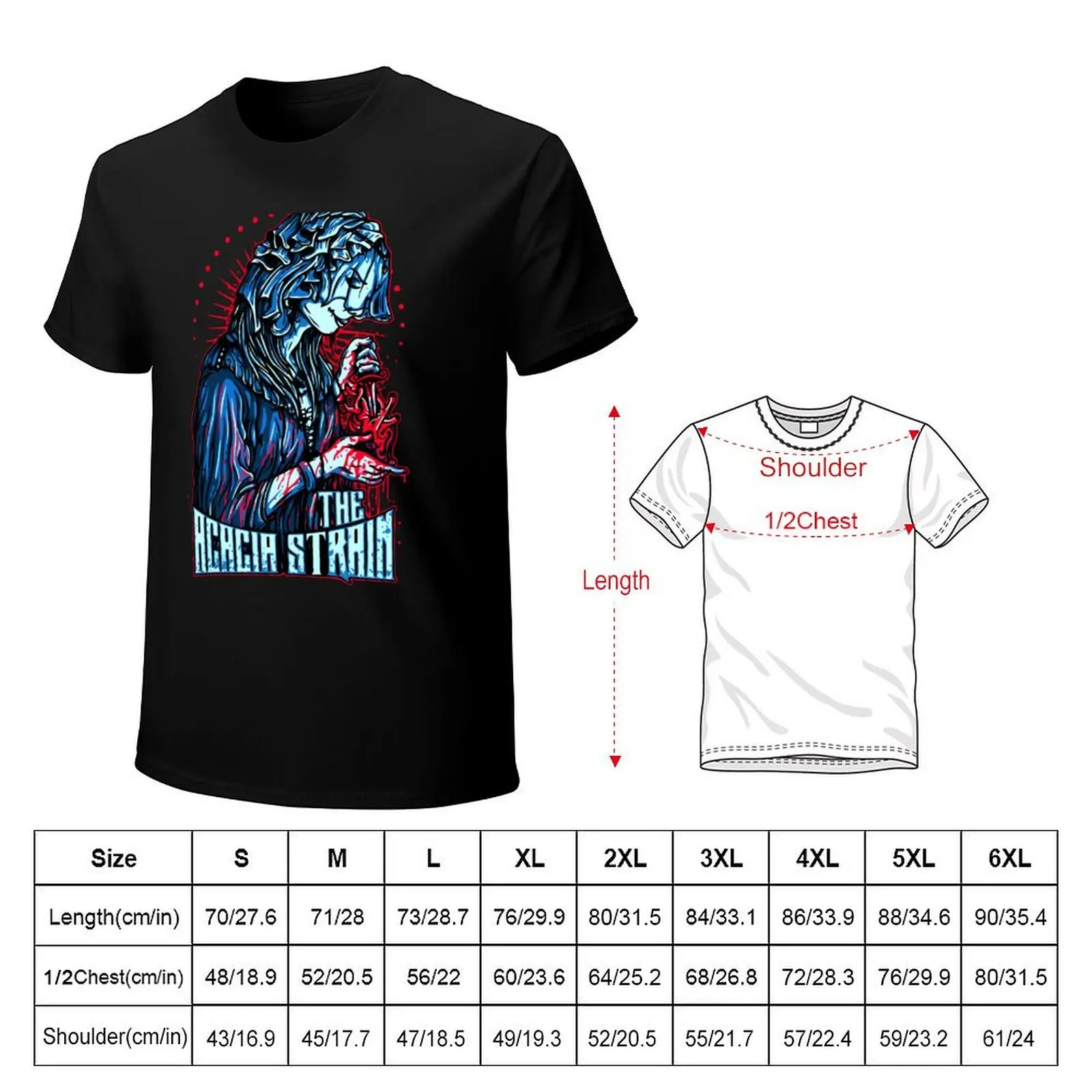 The Acacia Strain Merch T-Shirt Labor Work Casual T-Shirt
