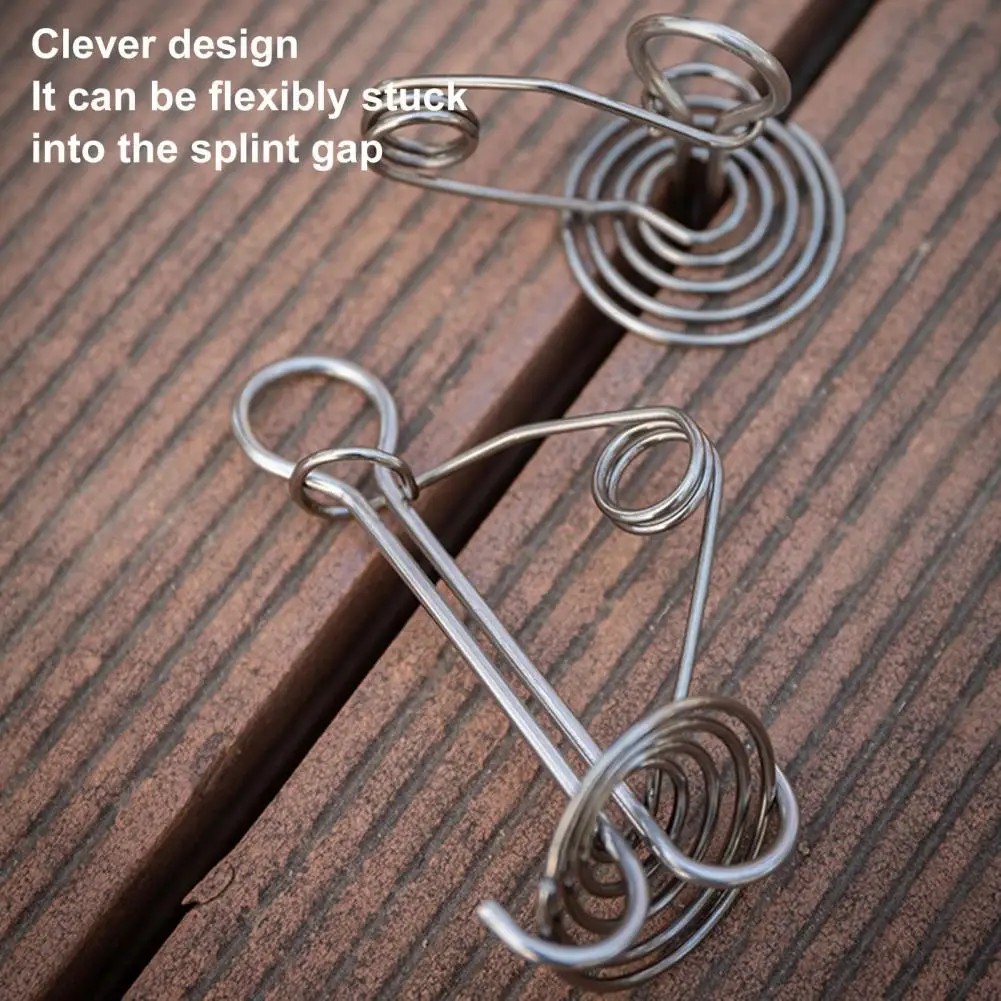 Stainless Steel Tent Buckle Heavy Duty Aluminum Alloy Octopus Rope Buckles for Outdoor Camping Hiking 2 Pack Deck Tie Down