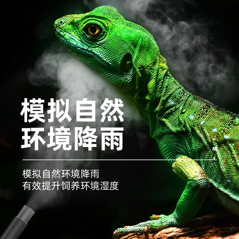 For Cross-border Climbing Pet Humidifier Large Capacity with Tube to Replenish Water Tropical Rainforest Turtle Pet Box