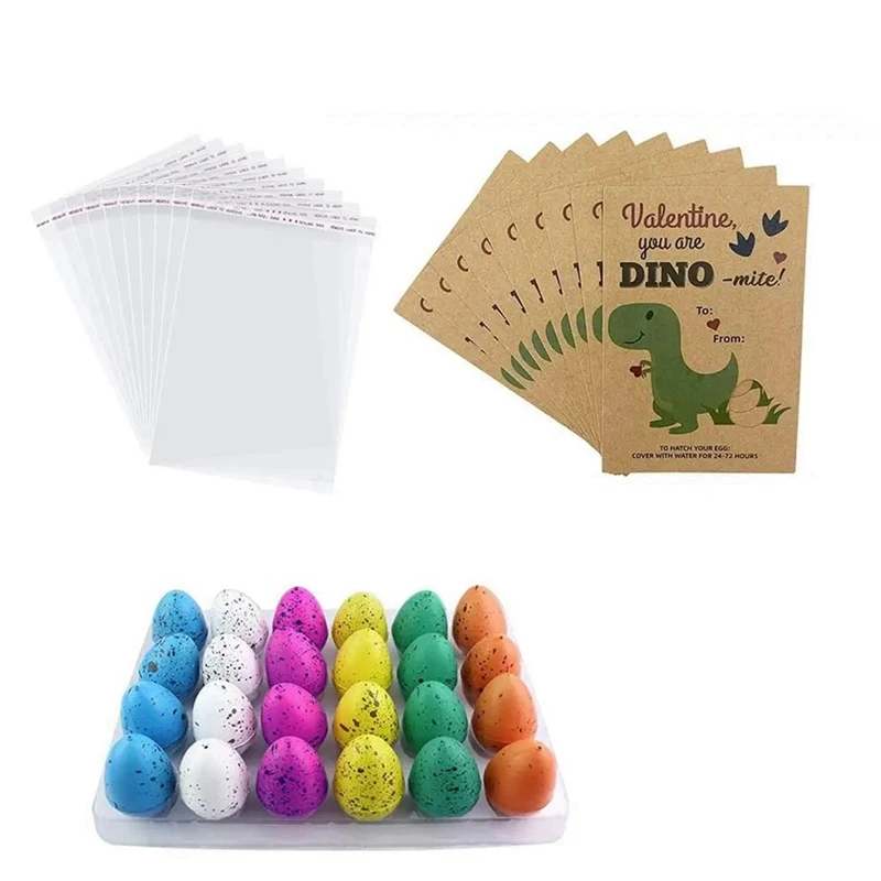 Cute Magic Hatching Growing Dinosaur Eggs Treat Kids Birthday Party Favor Baby Shower Guest