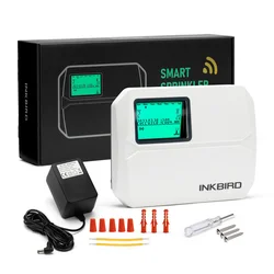 INKBIRD Smart Sprinkler Controller IIC-800-WiFi 8 Zones Indoor/Outdoor Irrigation Timer with App Monitoring Supports Manual Mode