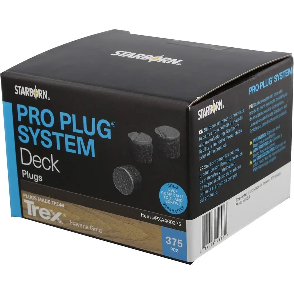 Pro Plugs oder Trex Decking - 375 Plugs - Trex Havana Gold (1)