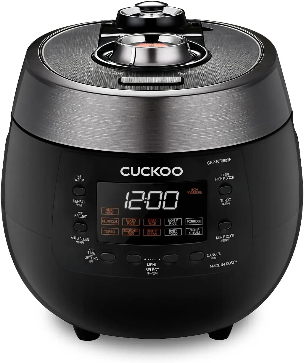 CRP-RT0609FB 6-Cup (Uncooked) / 12-Cup (Cooked) Twin Pressure Rice Cooker & Warmer with Nonstick Inner Pot, 14 Menu Options, Saf