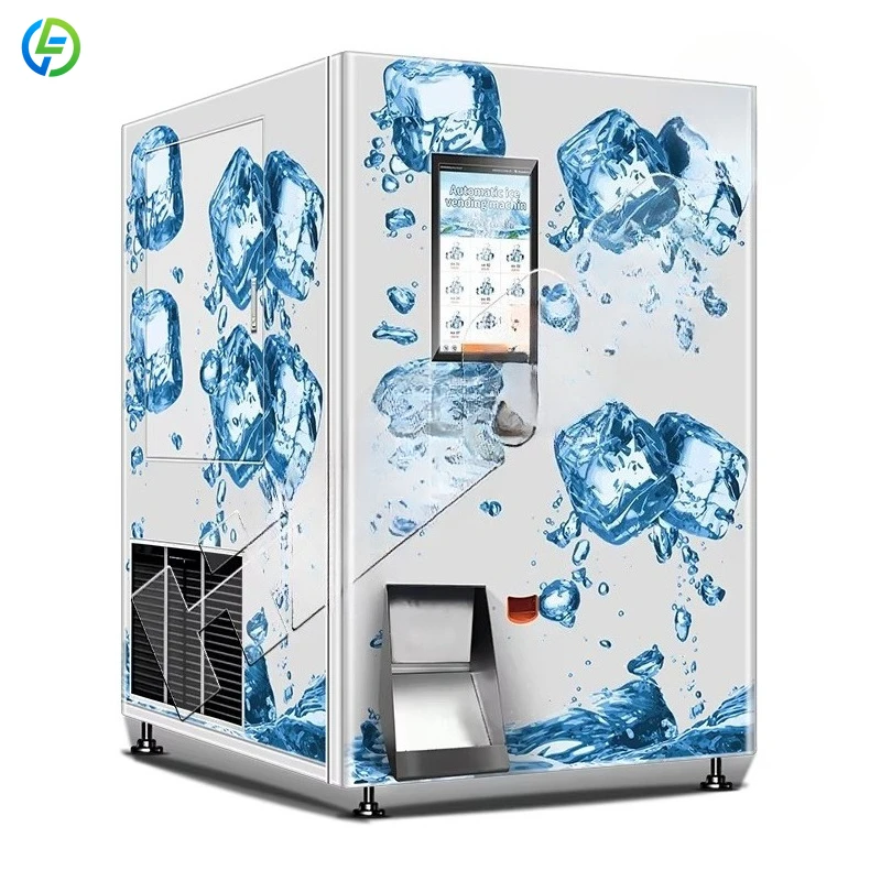 Fornecedor de Máquinas de Venda Automática Personalizadas, Máquina de Venda Automática de Cubos de Gelo, Máquina Comercial Automática de Venda de Gelo