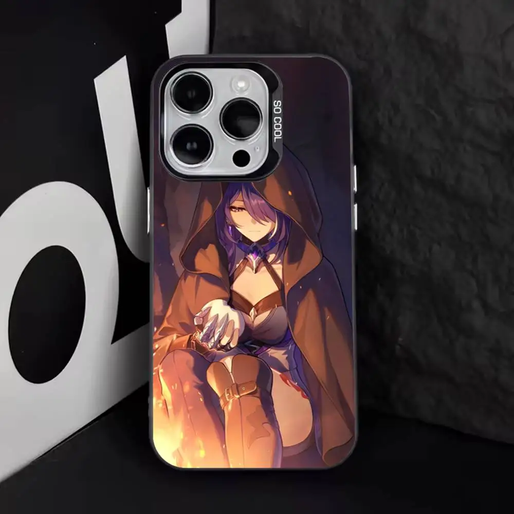 Acheron Honkai Star Rail funda de teléfono para iPhone 17,16,15,14,13,12,11,Pro,Max,Plus,E,Air,Mini cubierta negra de Tpu