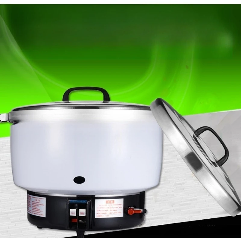30L Commercial Gas Rice Cooker Automatic Natural Gas Cooking Pot Catering Large Capacity Food Steaming Equipment