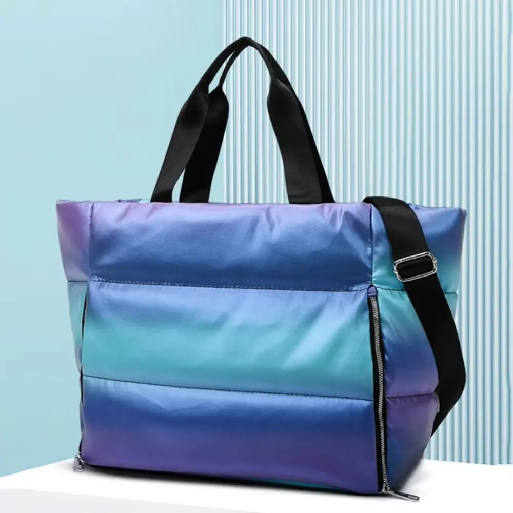 Große Kapazität Frauen Gym Sporttasche Leichte Trocken Nass Trennung Yoga Matte Tasche Weiche Schulter Faltbar