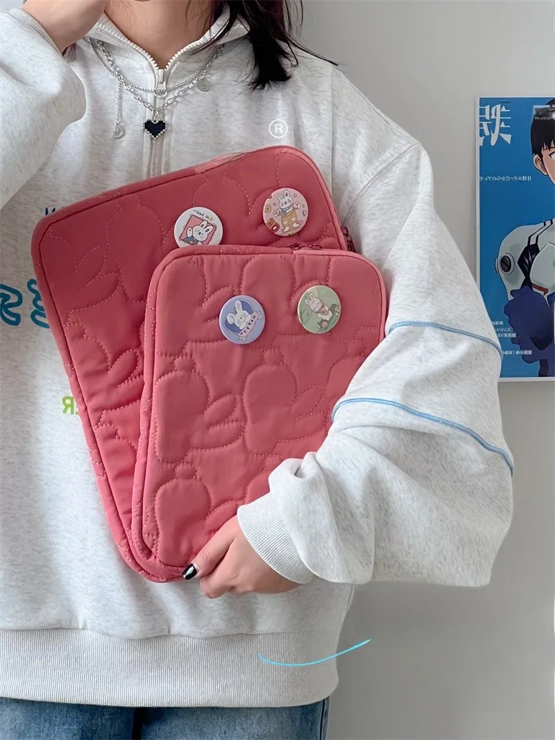 Cute Rabbit  Inch iPadpro Tablet Protective Case 4 Inch Laptop Bag Women's book Inner Bag Digital Accories