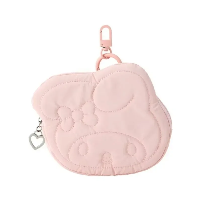 Japanese Cartoon Cute Kuromi Melody Kitty Mini Fashion Coin Purse Keybag Trend Korean Series Girl Portable Macaroon Color Scheme