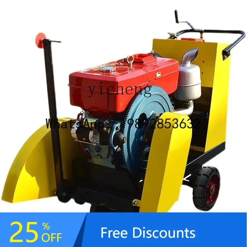

AB Large Road Cutter Concrete Cutter Electric Ground Cutter Cement Pavement Cutting Joint