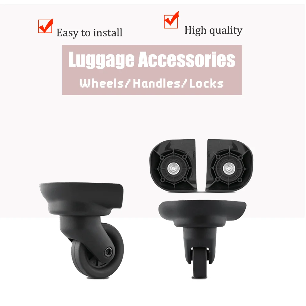 Noise W319 Free Luggage Casters, Silent Spinner Replacement Wheels for Suitcases