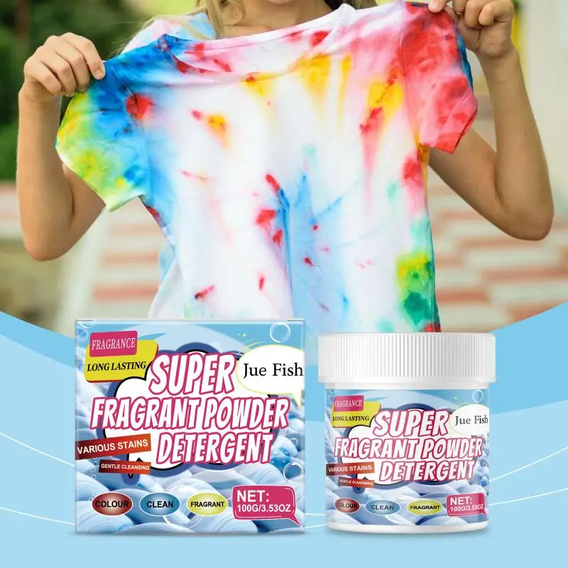 Powerful Laundry Powder Deep Remove Stain Eliminate Odor Lasting Fresh Scent Low Foam Easy Rinse Super Fragrant Powder Detergent