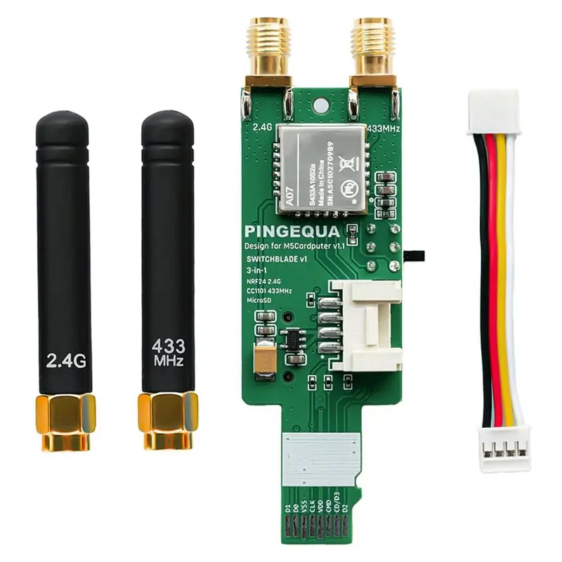 

【PUBLICITY】Плата M5stack Cardputer V1.1 RF 3-в-1 с трансивером NRF24L01+ PA/LNA и CC1101 Sub-Ghz, со слотом для MicroSD