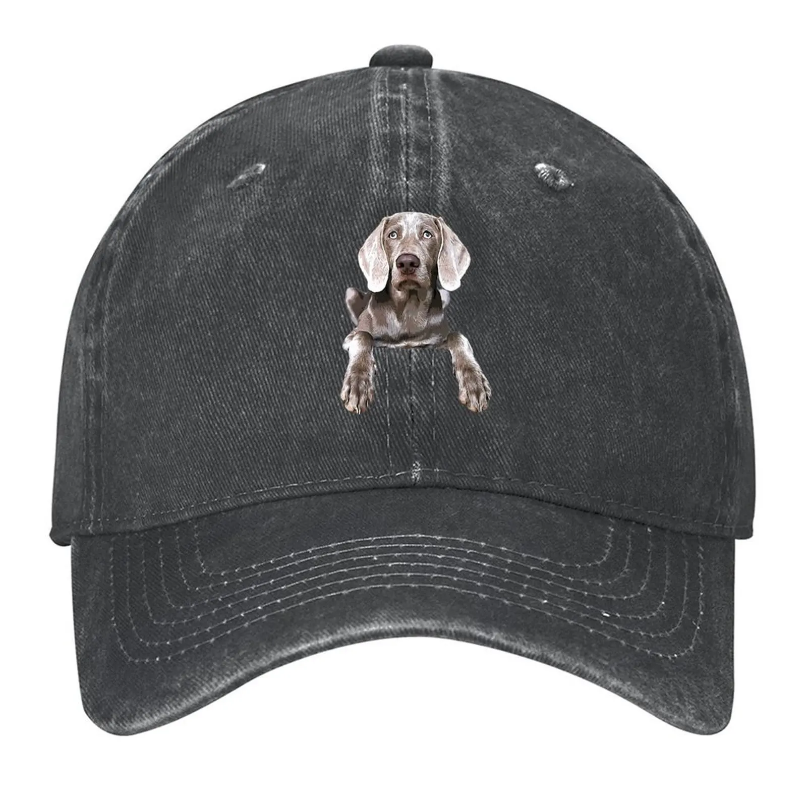 

Weimaraner Baseball Cap fashionable Hood Cosplay Funny hats Golf Men Women's