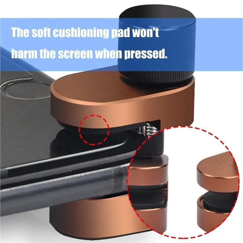 ABCA-8PCS Universal Mobile Phone Lcd Screen Fix Clamp Metal Fixing Clip For Phone Curved Screen Repair Fixture