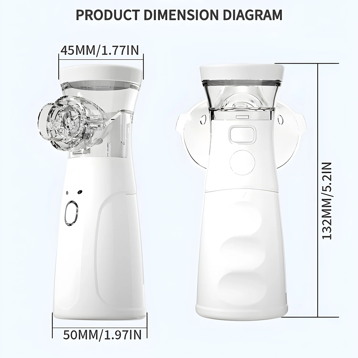 Medical USB Nebulizer Compressor Sprayer Handheld Suits Adults And Kids With Cough Inhaler Machine Outdoor Emergency Supply