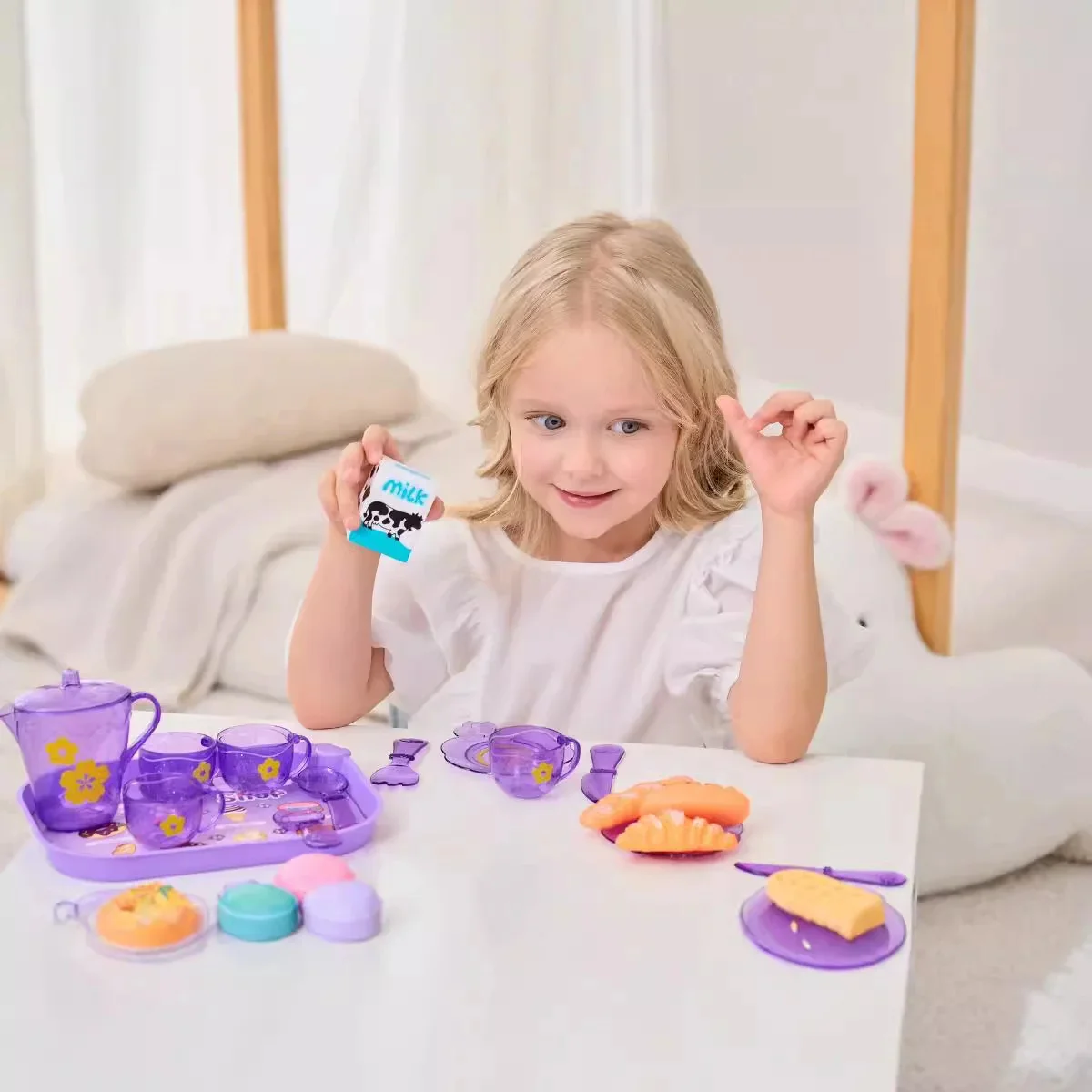 DIY Miniatuur Voedsel Simulatie Fantasiespel Keuken Set Thee Kid Cut Game Onderwijs Kinderen Speelgoed Voor 3-jarige verjaardag