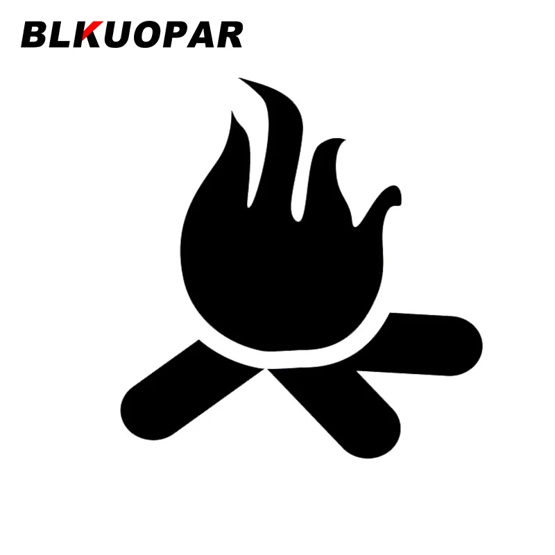 

BLKUOPAR for Woods On Fire Icon Car Stickers Sunscreen Creative Decals Personality Occlusion Scratch Refrigerator Decoration