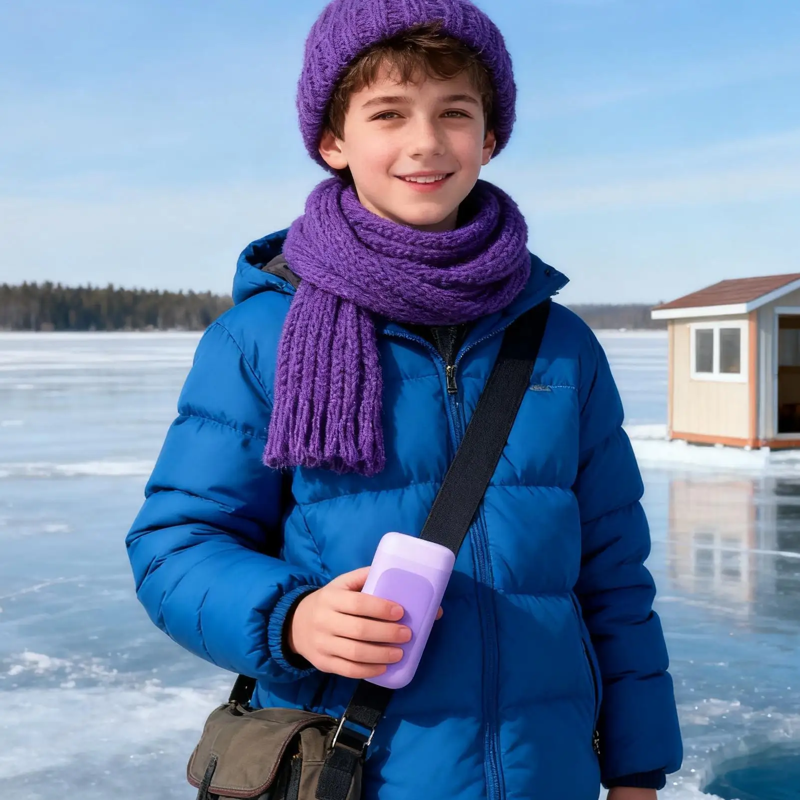 تدفئة اليد الكهربائية 6000mAh 3 مستوى قابل للتعديل درجة الحرارة جيب جهاز تدفئة محمول للتخييم جهاز الاحترار للعمل والسفر