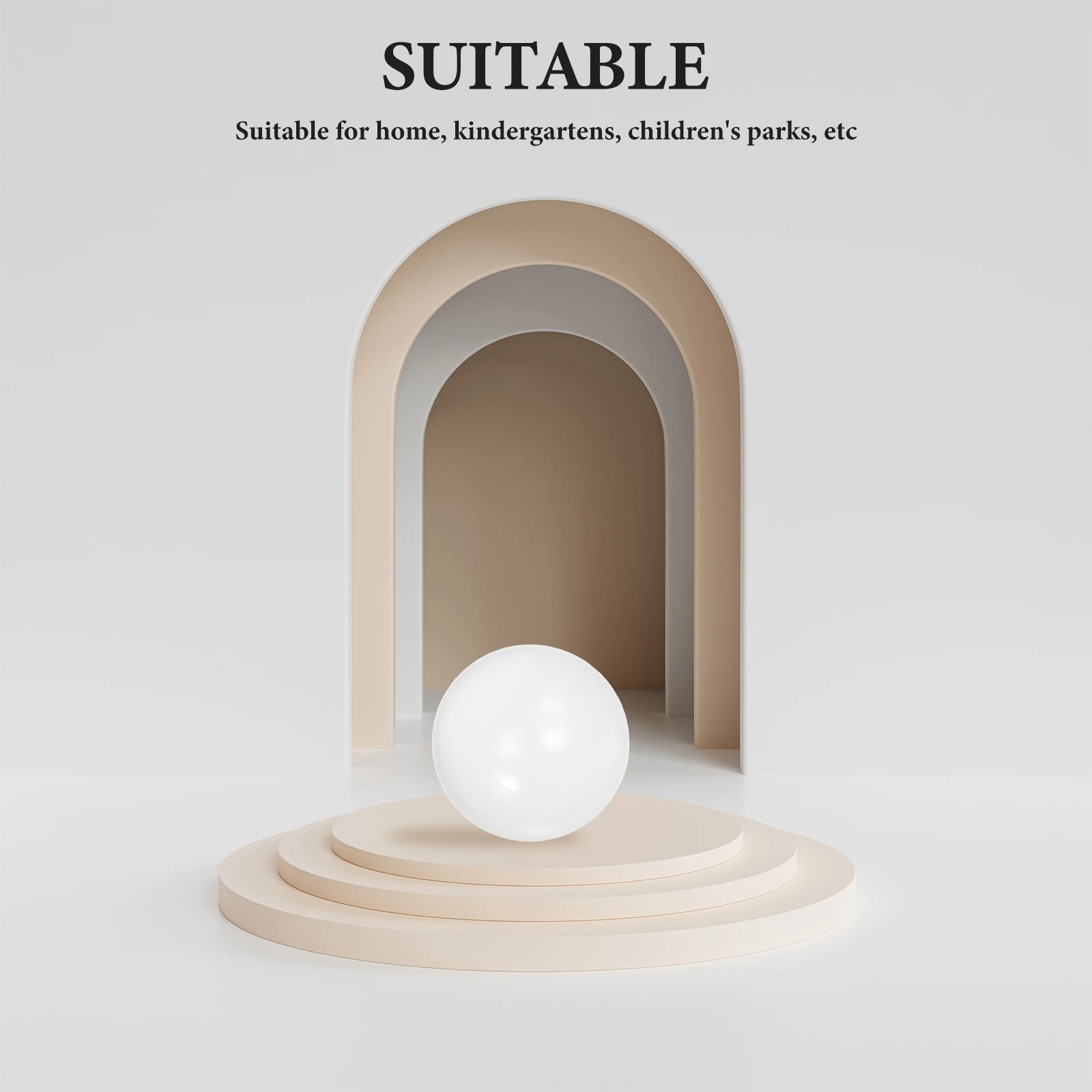 50 Stuks Oceaan Bal Clear Crush Proof Plastic 6 Cm Zachte Speelballen Voor Kids Party Zwembad Speeltuin spelen Tent Bal