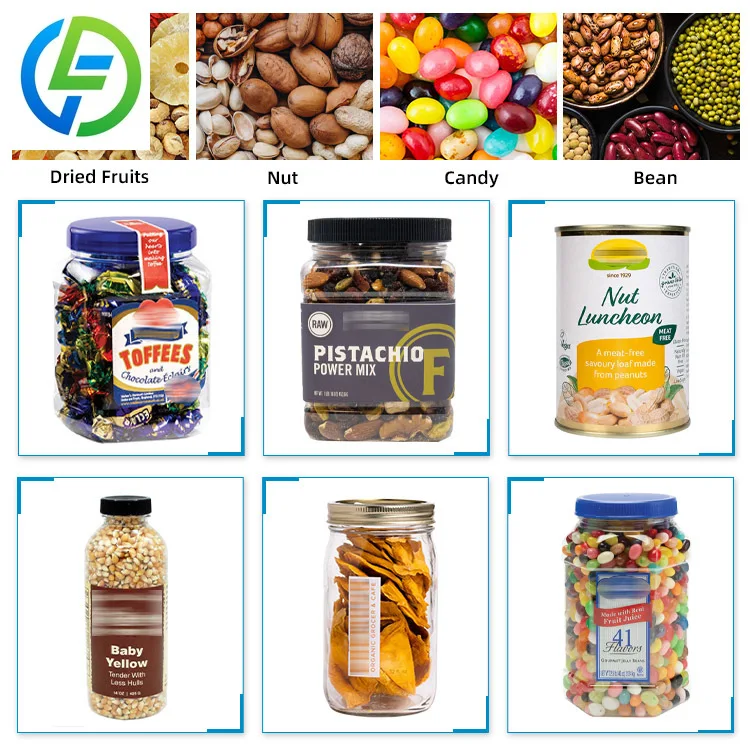 FOODLINE Canned Fruit Filling Machine Pneumatic Driven Fruit Can Filler For Canned Fruit Syrup Filling Work