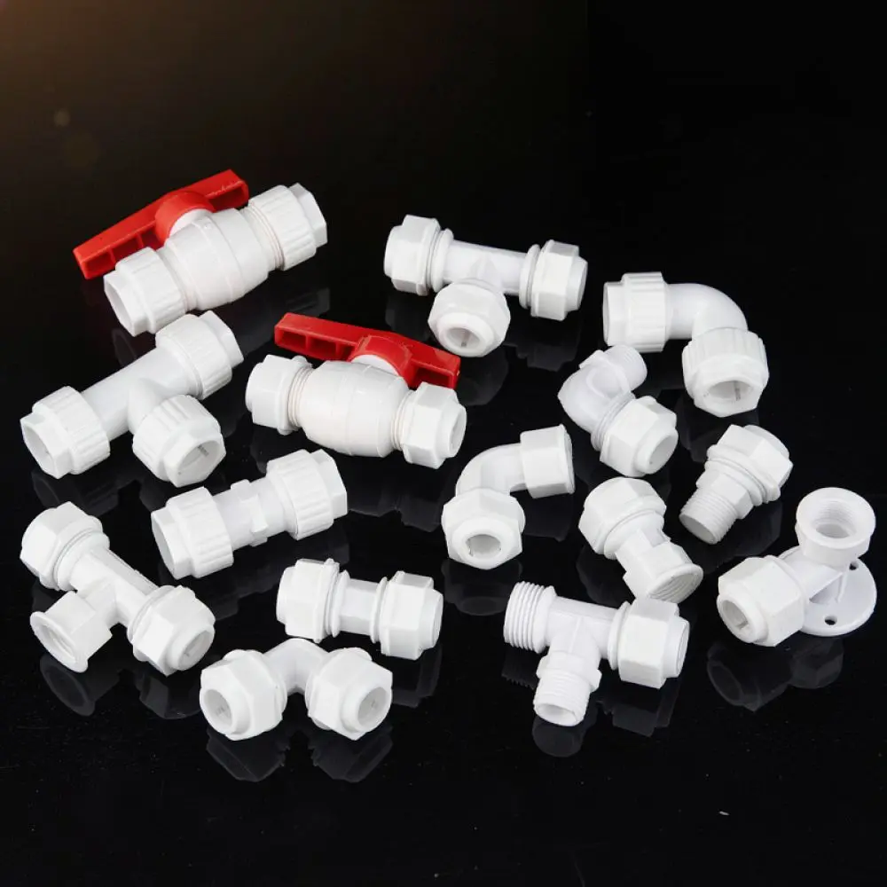 POM Pipe Fitting Connector 1216 Aluminum Plastic Tube Adapter For Water Heater Plumbing Repair Joint High Flow System