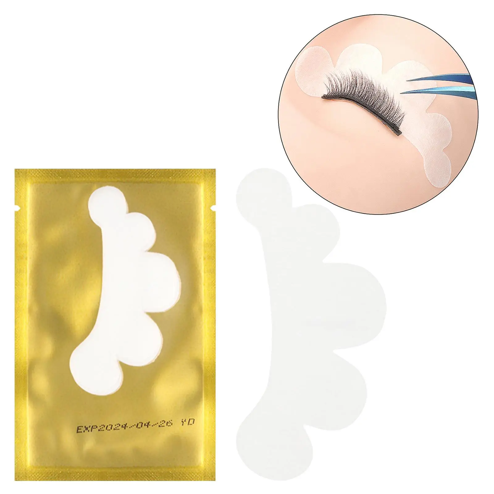 Eyelash Extension Soft Under Eye Pads Hydrogel Cushion Accessory for Permanent Eyelashes Kit and Lash Styling