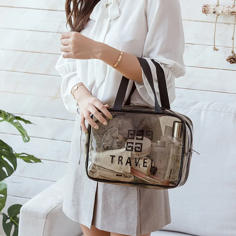 2024 INS Style Portable Cosmetic Bag Wash Bag Waterproof Portable Travel Cosmetics Large Capacity Storage Bag Box for Women Man