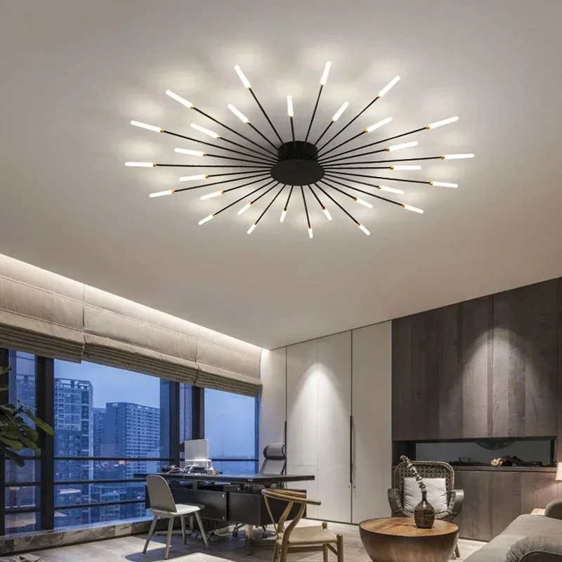 Scandinavian style LED chandelier bedroom ceiling lamp living room ceiling chandelier creative indoor lighting lamp kitchen lamp