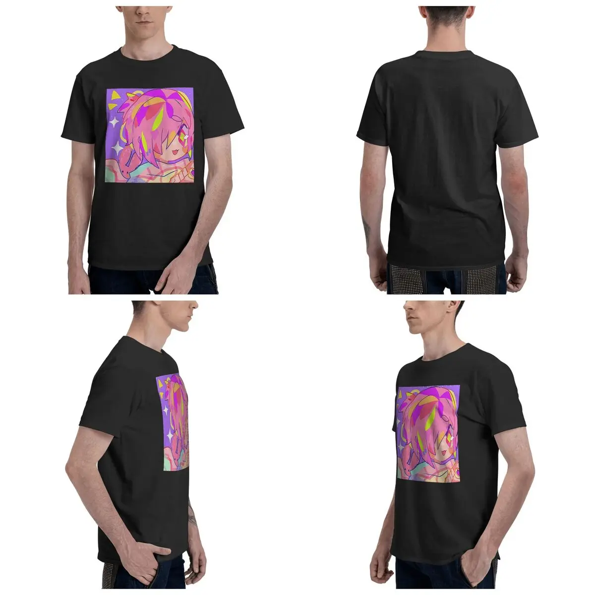 Футболка из 100% хлопка Mitsuba Toilet Bound Hanako-kun Butto, мужская модная футболка большого размера, мужские летние рубашки с круглым вырезом, топы, S-6XL