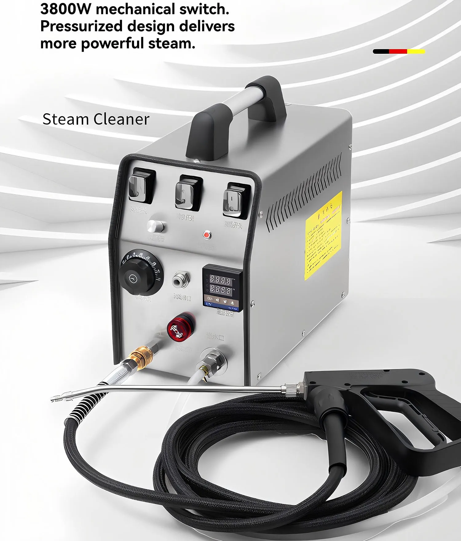 

Пароочиститель высокого давления 3800 Вт для дома и коммерческого использования: для кондиционеров, водонагревателей, вытяжек