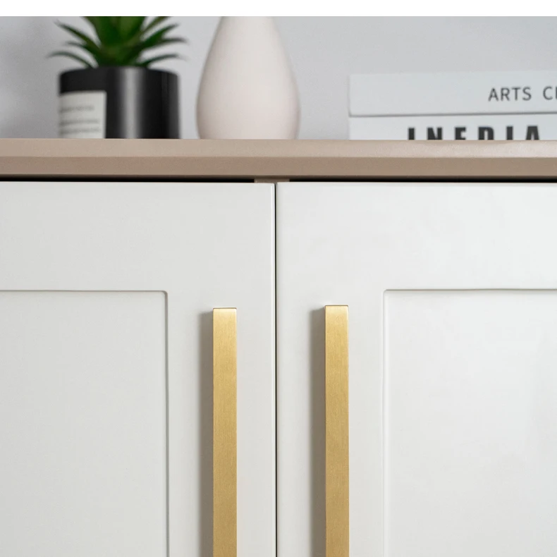 Long brushed brass furniture handle — supplier illustration 9
