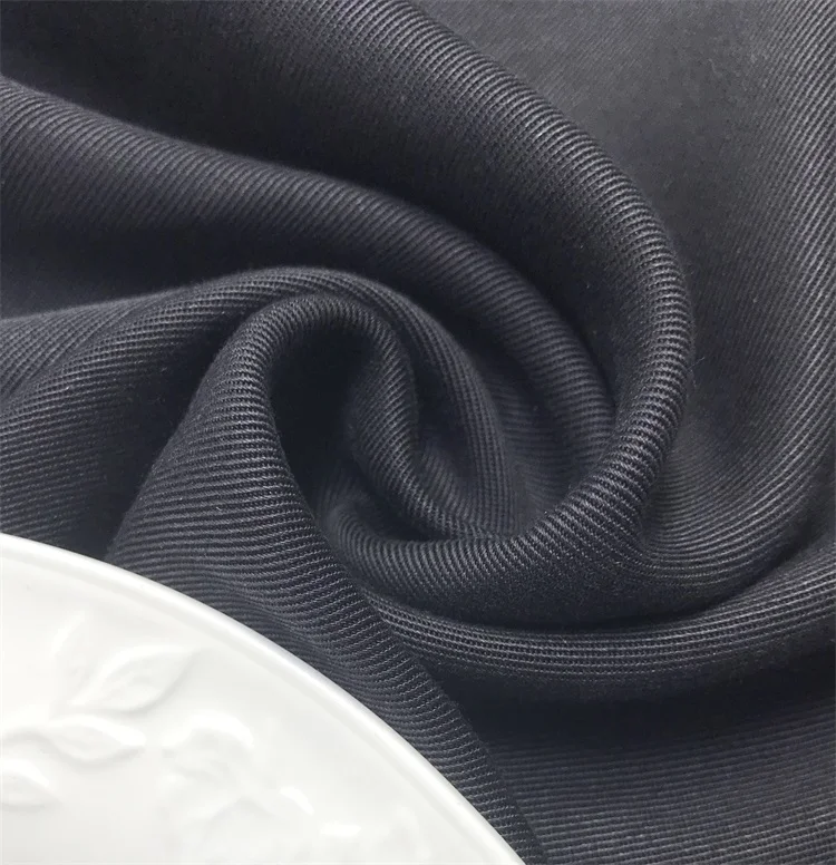 

Черная саржевая атласная шелковая хлопчатобумажная ткань, неэластичная ткань, шитье вечернее платье, платье принцессы, вечерние сезоны, дизайнерская ткань