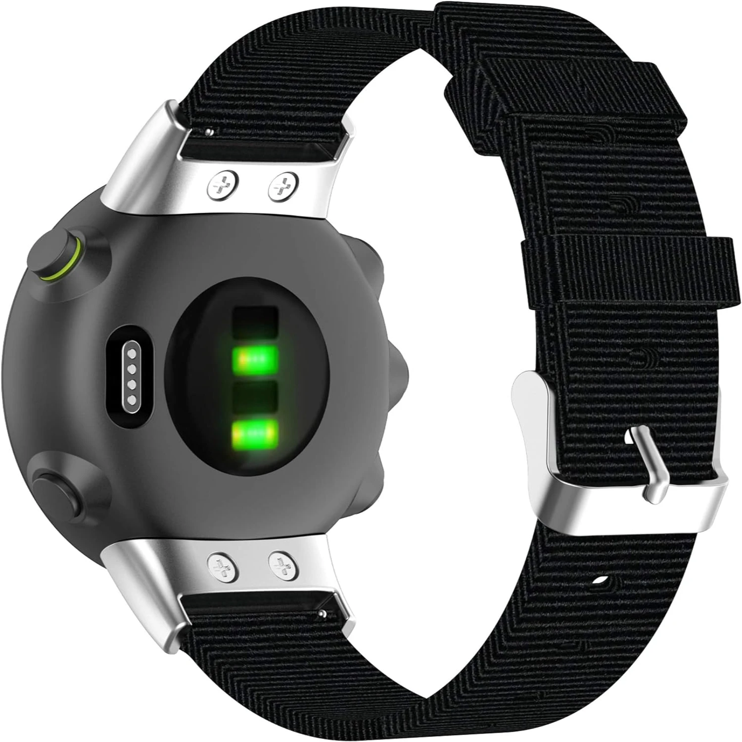 Elevate your fitness tracker with this stylish, comfortable, and chic nylon bracelet - Stay on trend during your workouts with t