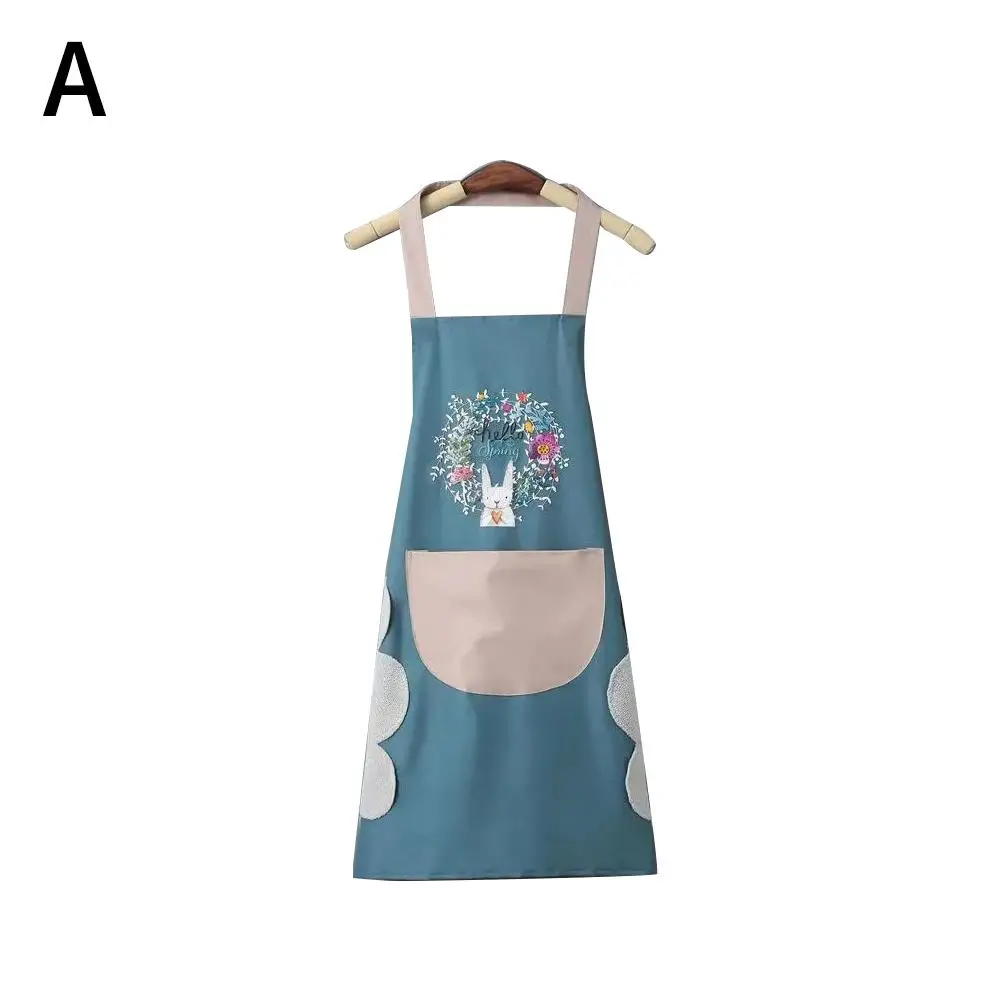 Garland Rabbit Apron Sleeveless Convenient Waterproof Apron Household High-looking Wiper Kitchen Hand Anti-grease E5R0