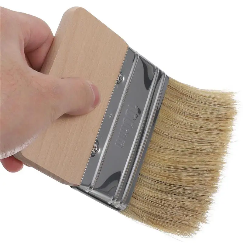 Pincel de arena con mango de madera para playa, pintura de muebles de pared, pintura al óleo acrílica de acuarela, suministros de dibujo
