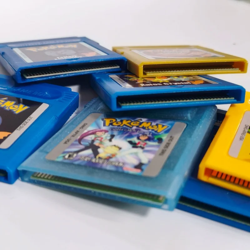 20 StylesPokemon سلسلة لعبة خرطوشة 16 بت لعبة فيديو بطاقة وحدة التحكم 97 البرونزية 2 ل USA GBC GBA لعبة معركة جمع بطاقة