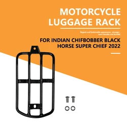 Rear Luggage Rack for Indian Chief Chifbobber Dark Horse Super Chief 2022 Rear Fender Solo Rack 22 Black Baggage Support Bracket