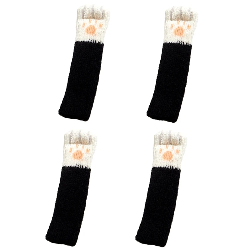 1 Bộ Ghế Chân Tất Dệt Kim Nội Thất Miếng Lót Sàn Đàn Hồi Cao Bảo Vệ 6-17Cm Trang Sức Giọt