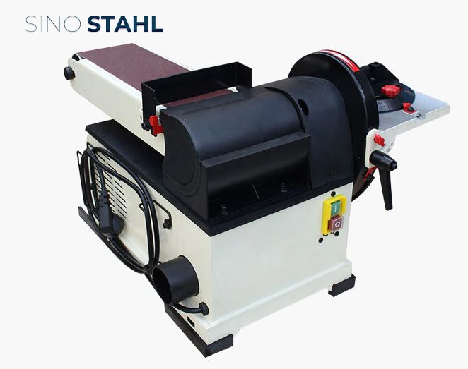 SINO STAHL Desktop Abrasive Belt Machine 220V Motor 500W CE Certified Vertical Grinding & Polishing Machine