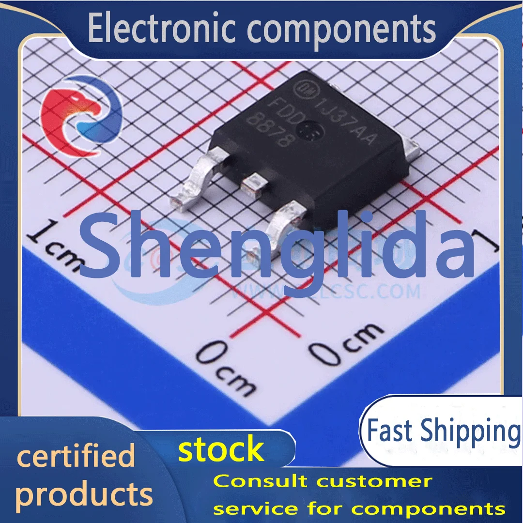 FDD8878 TO-252 (DPAK) Field-effect transistor (MOSFET) brand new off the shelf 1PCS