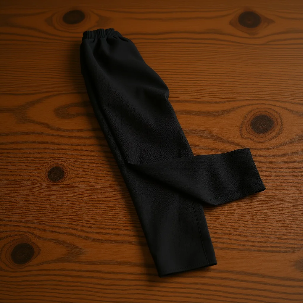 

Breathable Chef Pants Black Premium Polyester Workwear For Restaurant Hotel Kitchen Staff Oil-Proof Easy Wash Comfortable