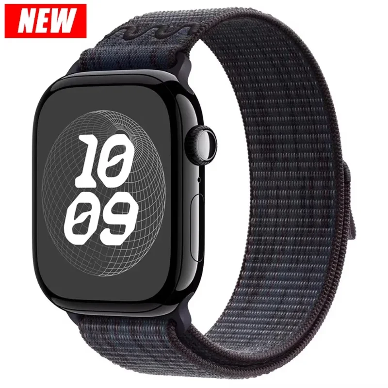 Stripe Strap for Apple Watch Bands 49mm Series 11-10-9-8-7-6-5-4-SE-Ultra 2-3 42mm 46mm 45mm 40 44mm 41mm iWatch Sport Nyon Loop