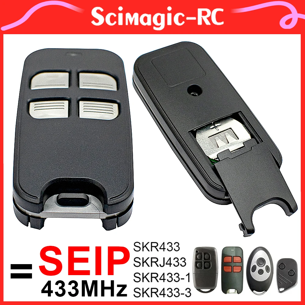 

SEIP SKR433-3 Garage Remote Control Replacement SKR433 SKRJ433 SKR433-1 433.92MHz Rolling Code Gate Door Opener Transmitter