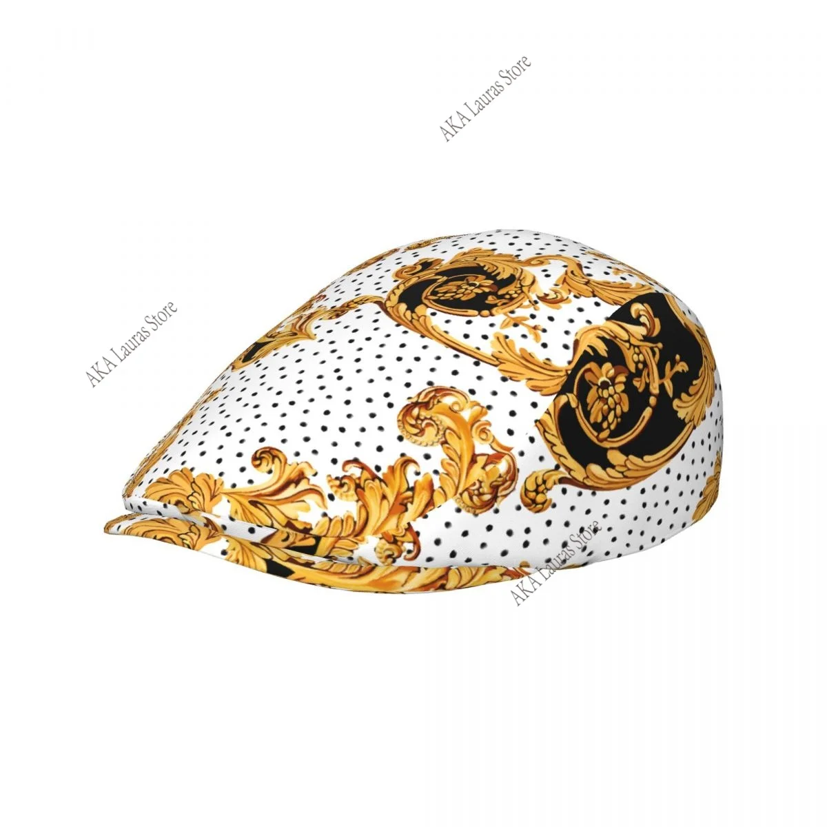 Winter Hat Male Berets Golden Chains Baroque HJat for Women