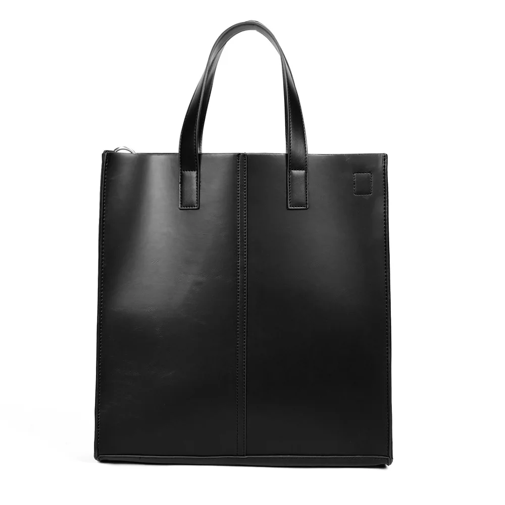 Men's Simple Handbag Large Capacity Tote Bag Fashion Casual Single Shoulder Crossbody Bag