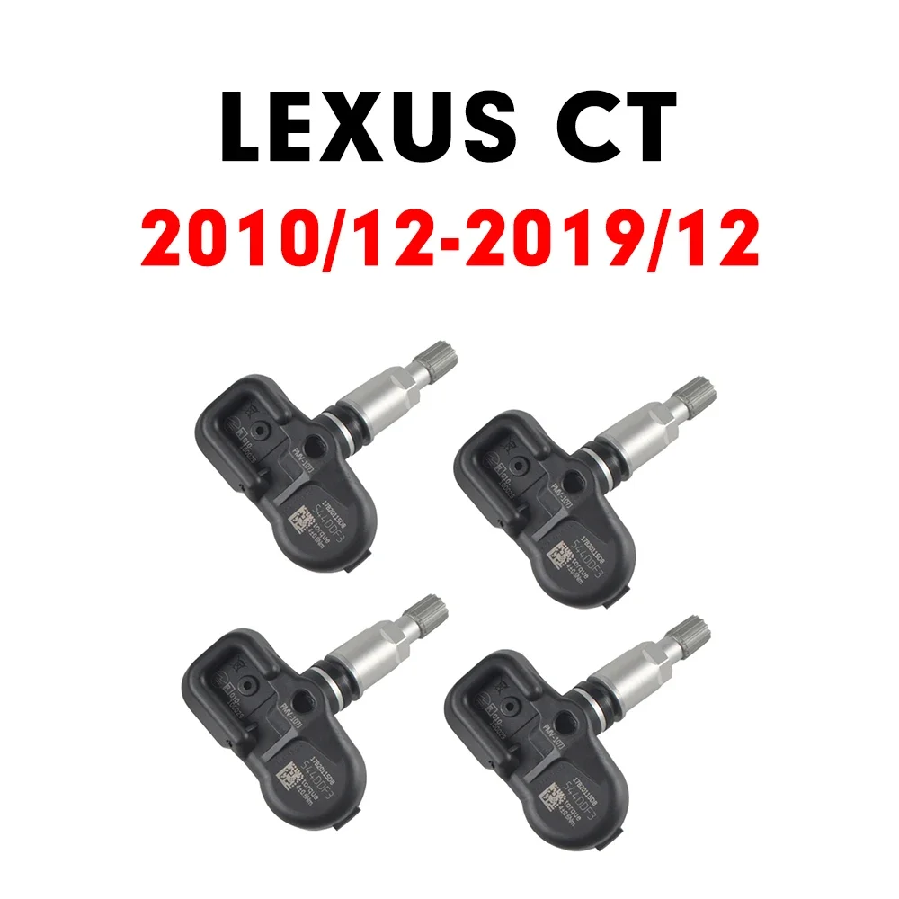 

Tire Pressure Sensor Monitoring System For Lexus CT (2010-2019) TPMS 315MHz PMV-107J/C010 4620733011 4260706020