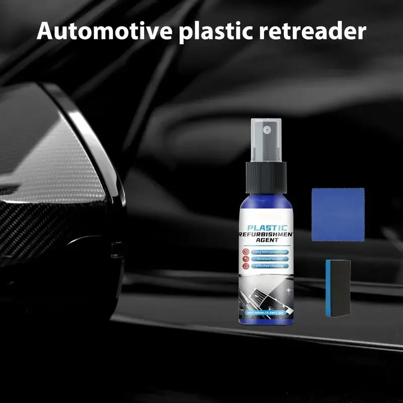 100ml Car Interior Cleaner Revitalizing Leather Polishing Restoration Agent