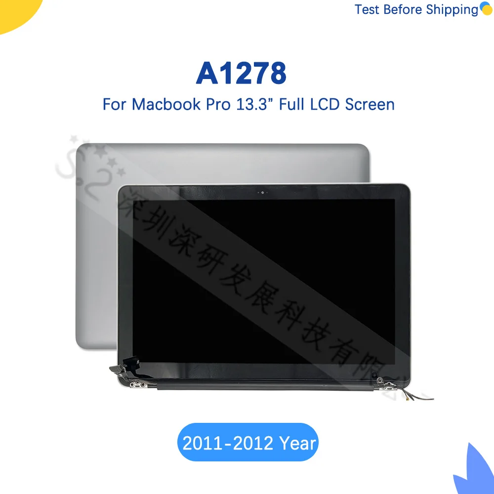 

A1278 Display LCD Screen Full Assembly 661-6594 661-5868 For MacBook Pro 13" 2011 2012 MD101/102 MD313/314 MC724/700 v0