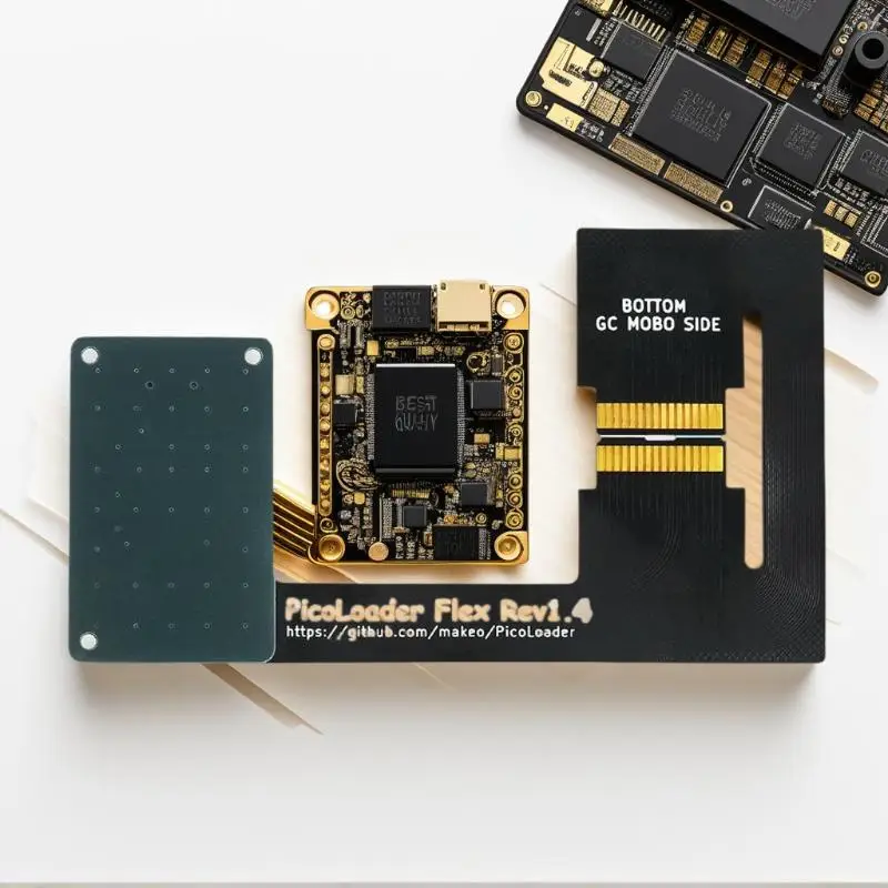 مجموعة واحدة لملحقات وحدة التحكم في الألعاب GameCube كابل مرن PicoLoader تصميم بدون لحام متوافق مع SD2SP2 GC2SD SDGecko